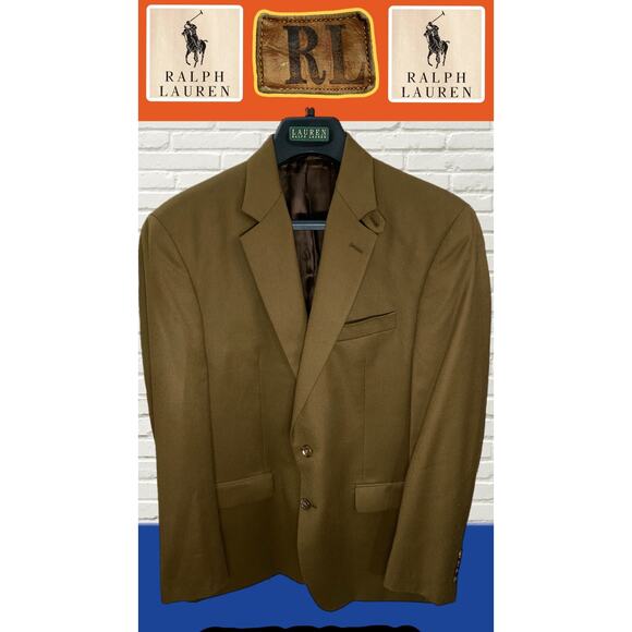 Polo Ralph Lauren Brown Blazer Size 41R Classic Fit - Picture 1 of 10